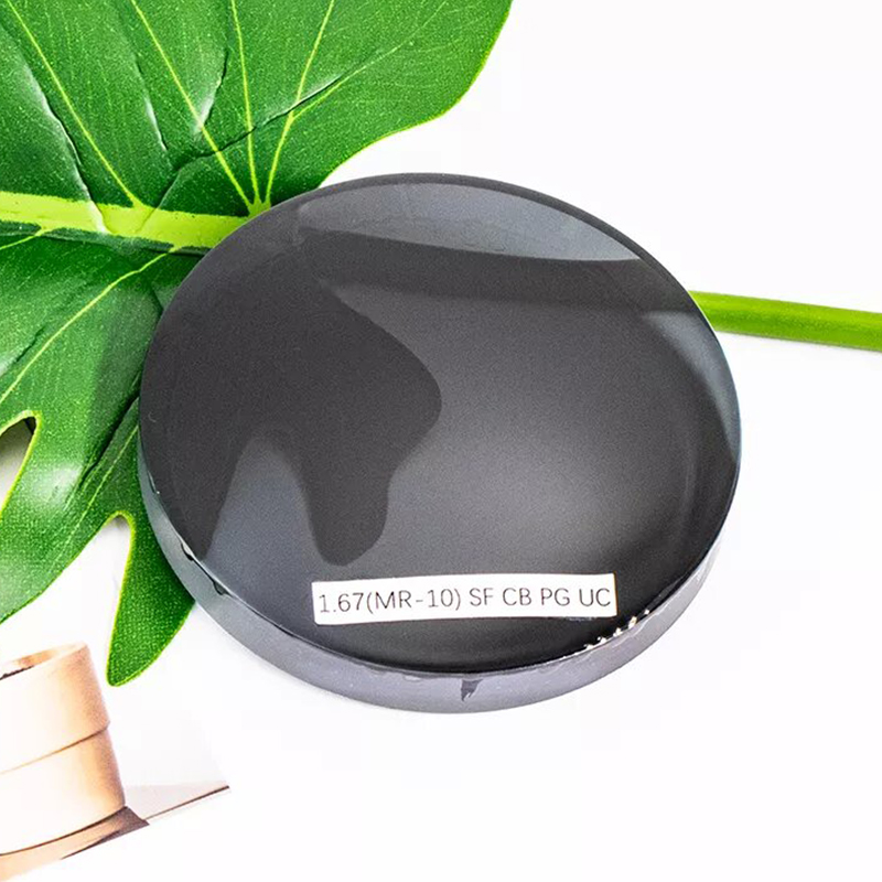 1,67 Polodokončená fotochromatická jednovidová šošovka