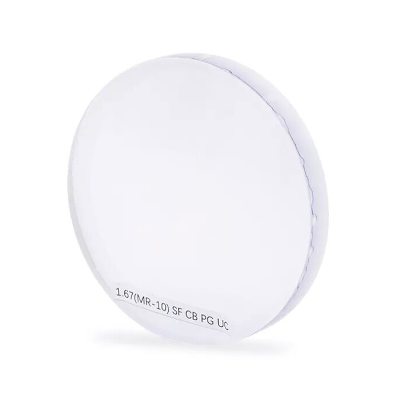 1,67 Polodokončená fotochromatická jednovidová šošovka